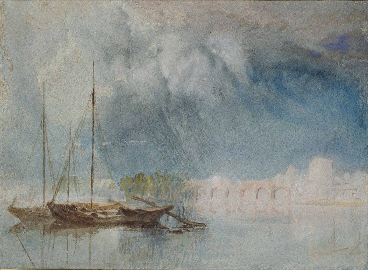 Nantes: Pont Pirmil door Joseph Mallord William Turner