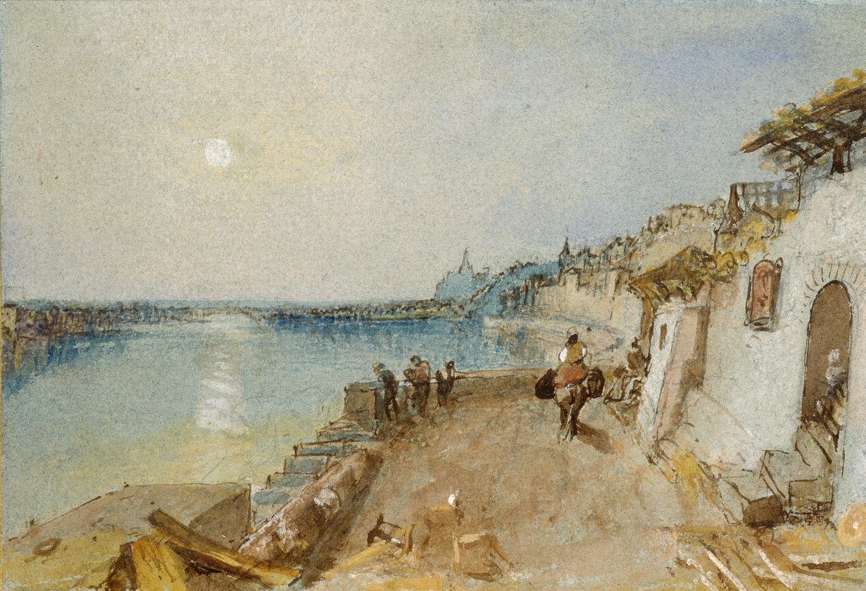 Rietz, nabij Saumur, ca. 1830 door Joseph Mallord William Turner