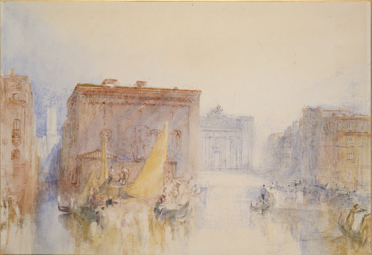 Venetië: De Accademia, 1840 door Joseph Mallord William Turner