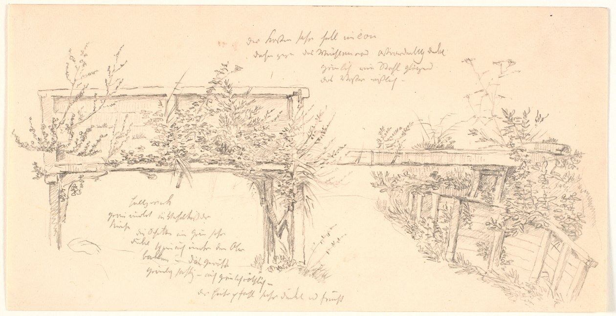 Details van Haraldsborg molen bij Roskilde door J.P. Møller