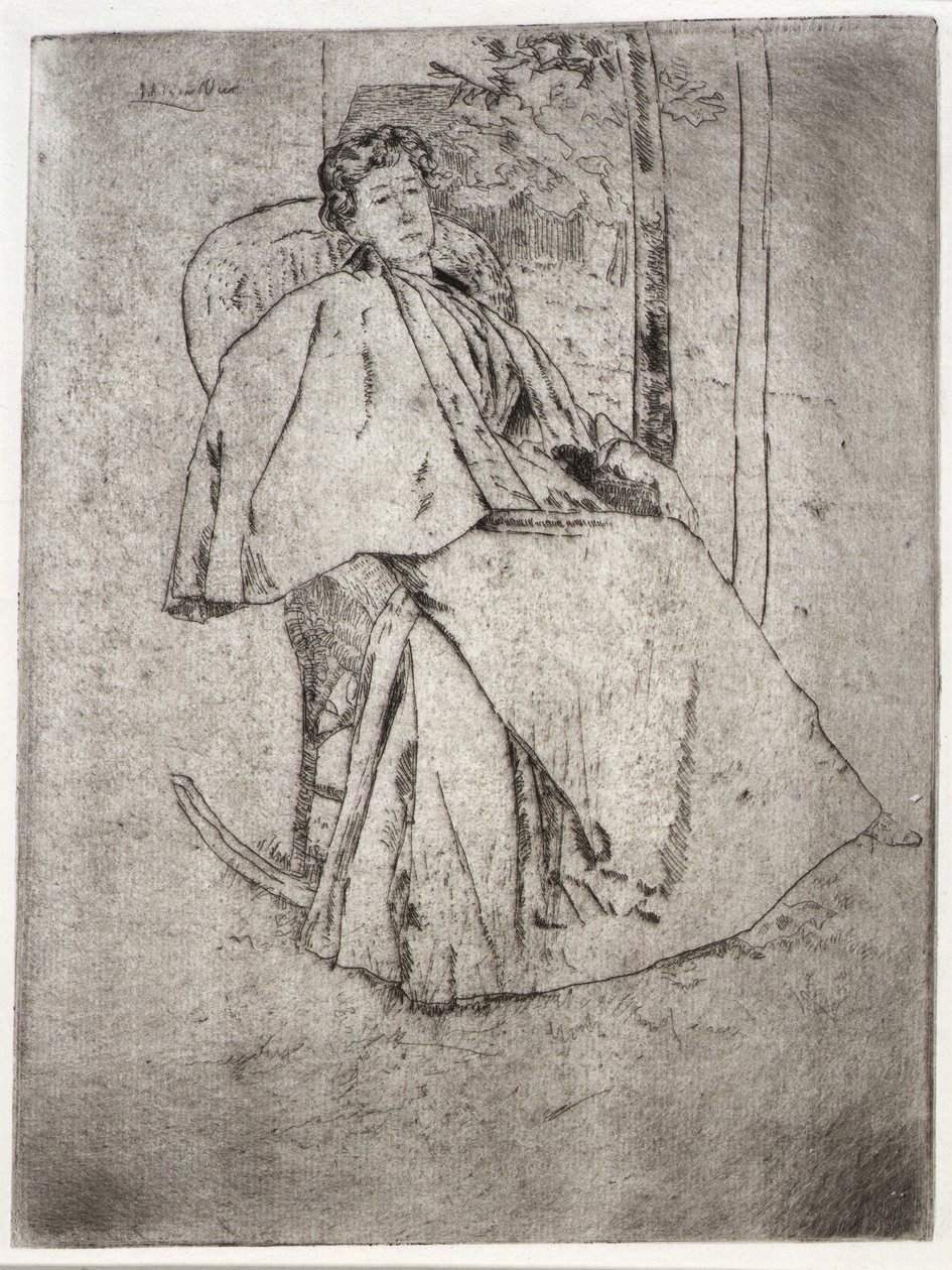 De Schommelstoel door J. Alden Weir
