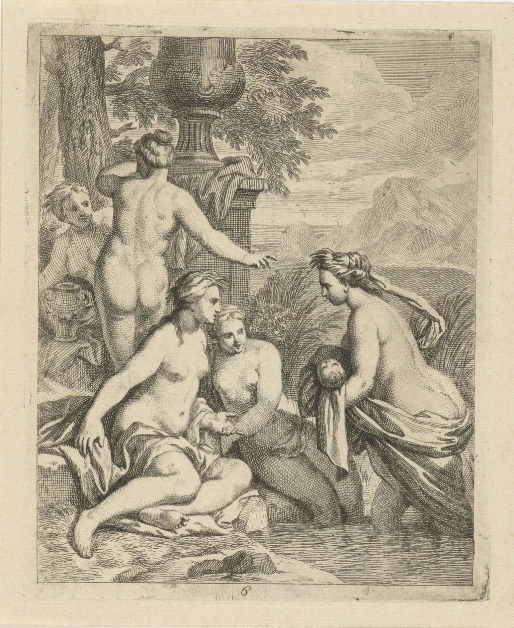Thetis keert terug bij haar waternimfen door J. Alexander Janssens