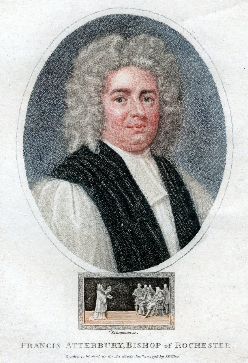 Francis Atterbury, Engelse letterkundige, politicus en bisschop, 1798 door J. Chapman
