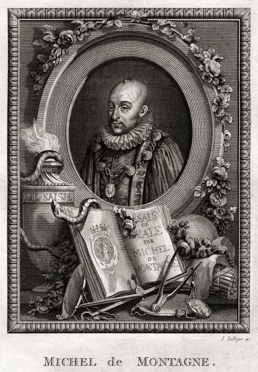 Michel de Montaigne door J. Collyer
