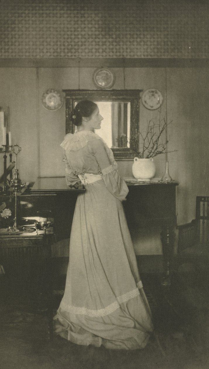 Camera Work: Portret van mevrouw C., 1907 door J. Craig Annan