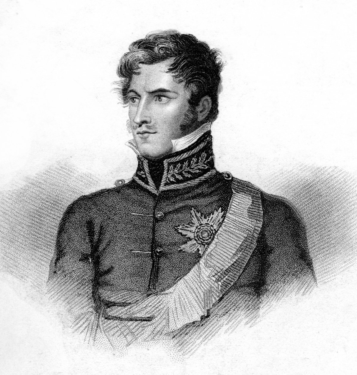 Prins Leopold van Saksen-Coburg-Saalfeld door J. Hopwood