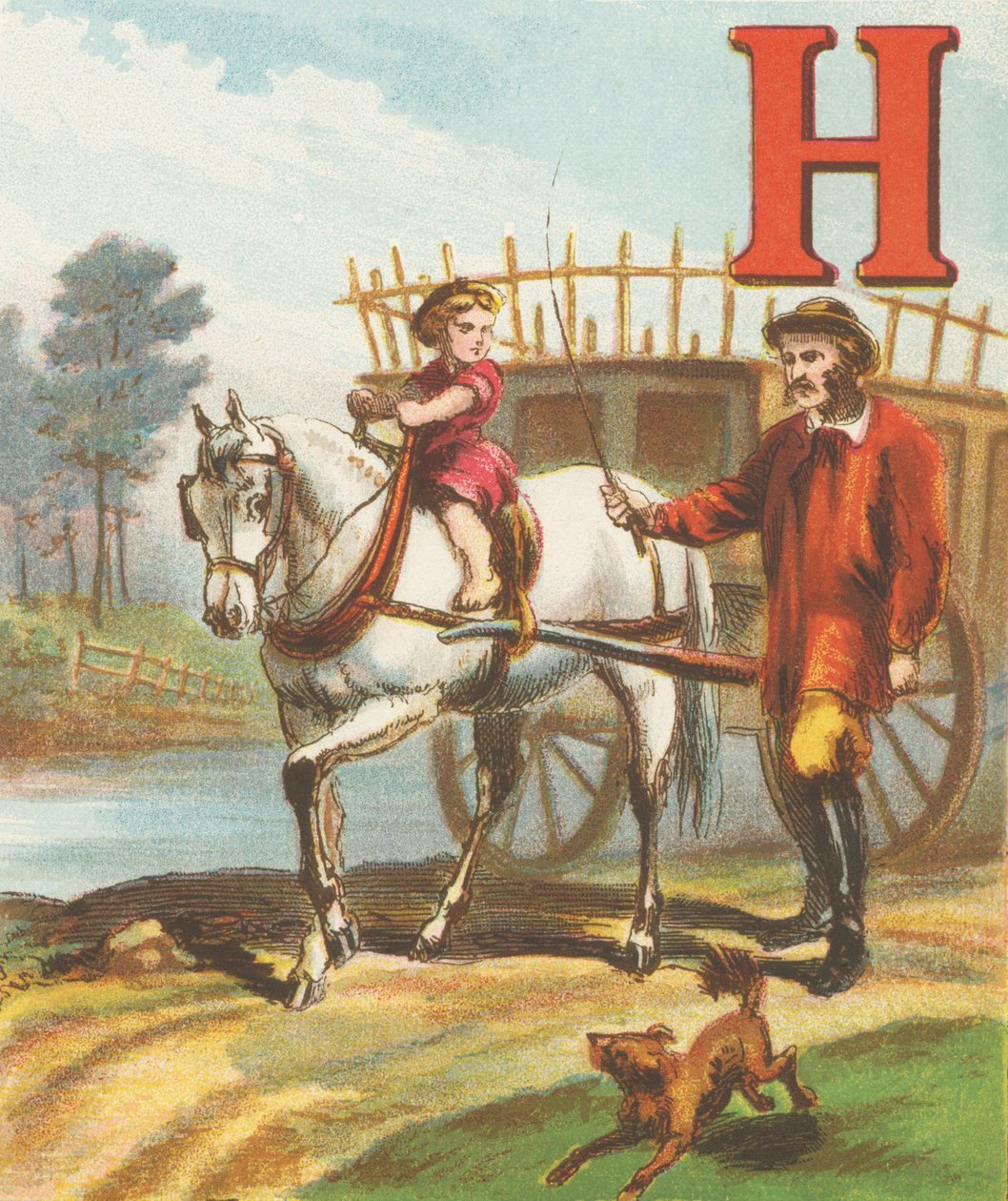 H: H is het paard, zo slank en zo sterk; Hij trekt de hooikar naar de weide door J. Howard