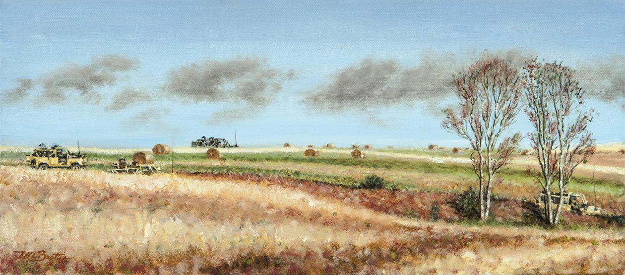 SCOUTING, 2018 (olieverfschilderij) door J Hugh L Beattie