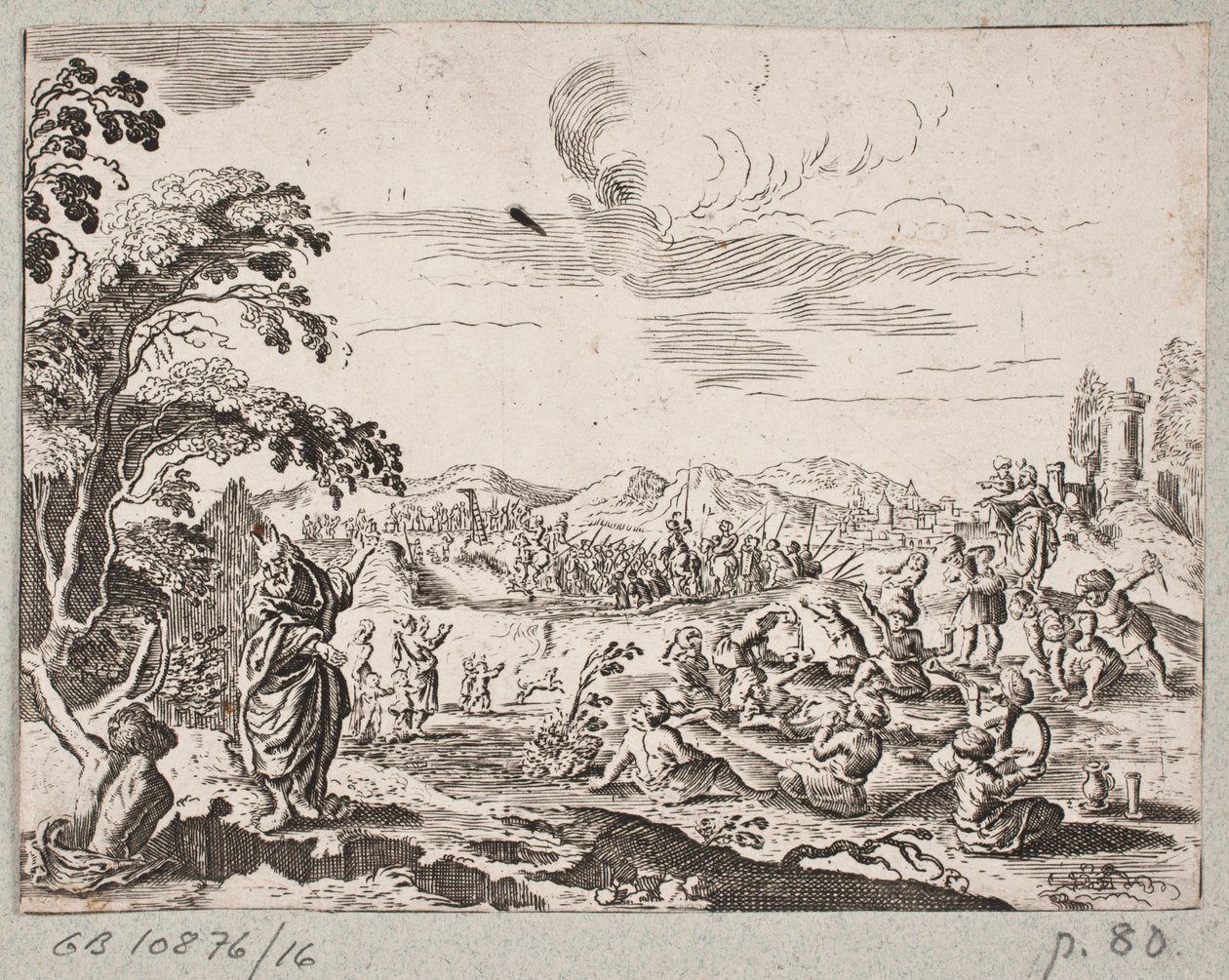 Illustratie voor Adam Olearius, “Persianischer Rosenthal von einem Sinnreichen Poeten Schich Saadi [...]”, Schleswig 1660 door J. Muller