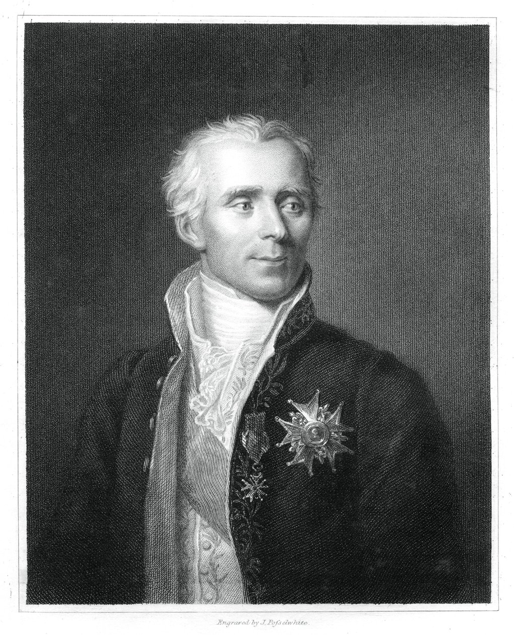 Pierre Simon Laplace, Franse wiskundige en astronoom, 1833 door J. Posselwhite