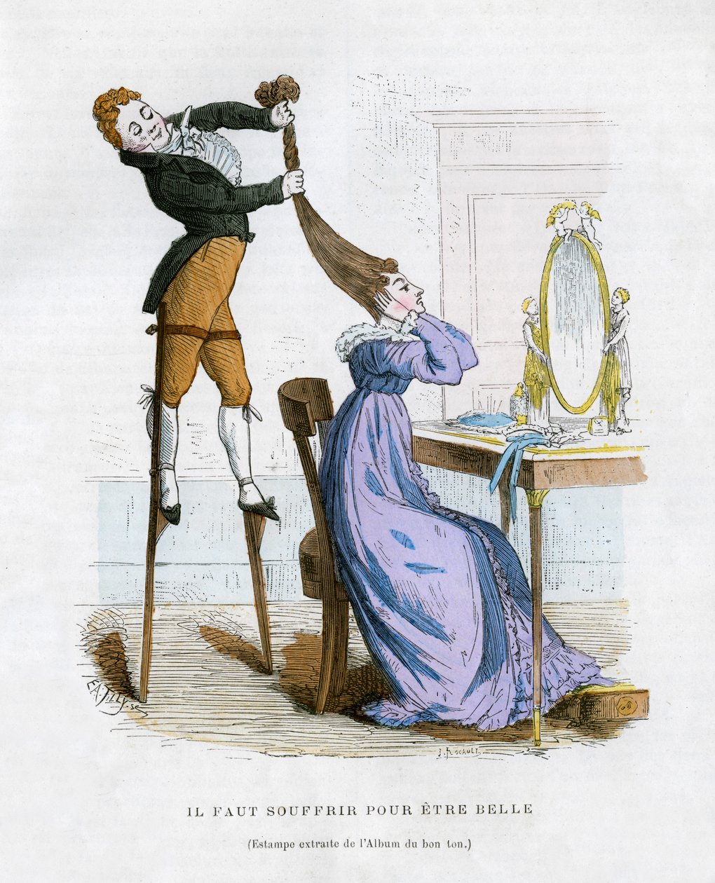 Het is nodig om te lijden om mooi te zijn, 1882-1884 door J Rocault