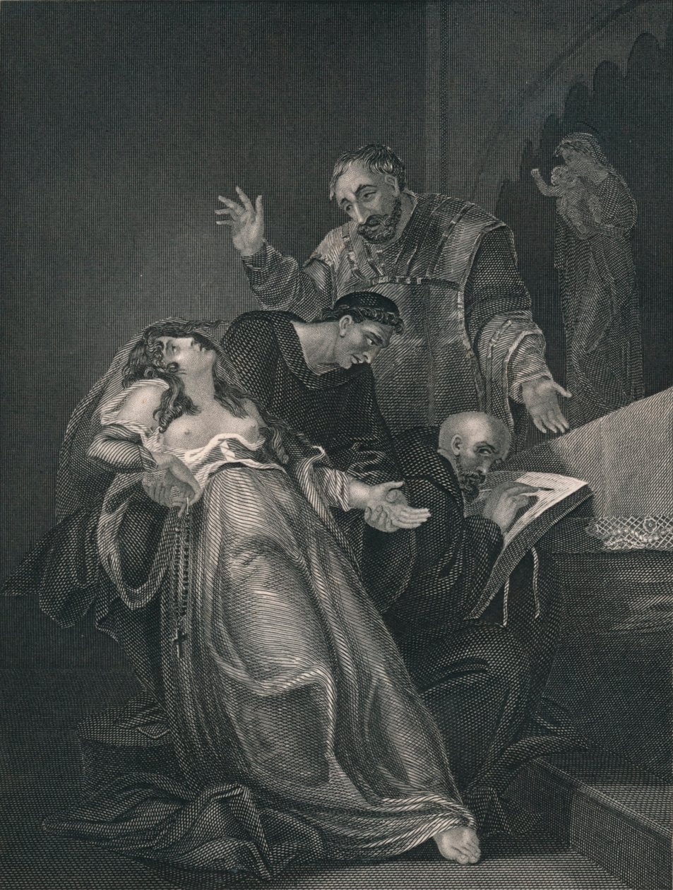 De Bedrog van de Heilige Maagd van Kent, 16e eeuw, 1796, midden 19e eeuw door J. Rogers