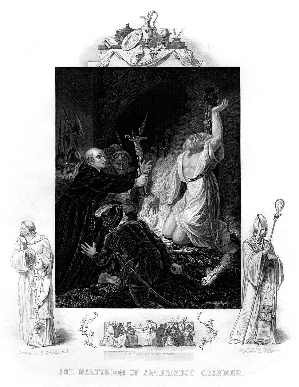 Het Martelaarschap van Aartsbisschop Cranmer door J. Rogers