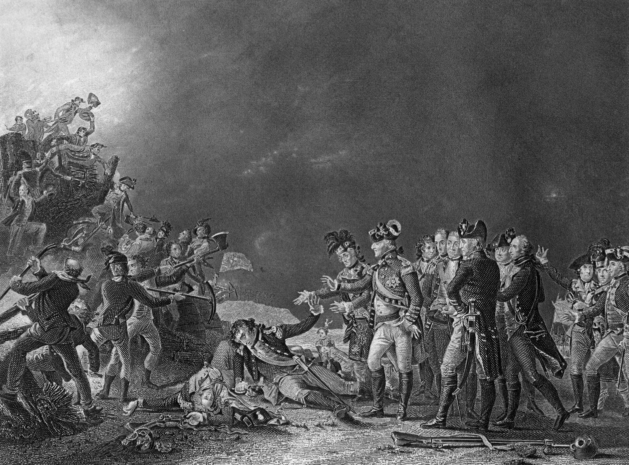 De uitval van het garnizoen van Gibraltar, 27 november 1781 door J. Rogers
