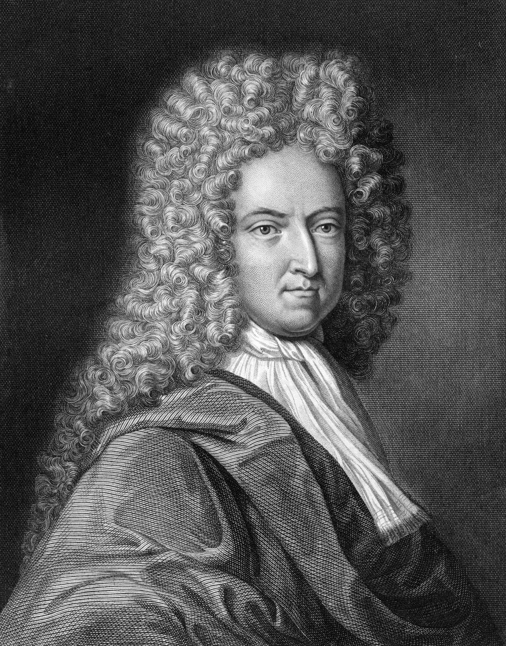Daniel Defoe, Engelse schrijver en journalist, 1836 door J. Thomson