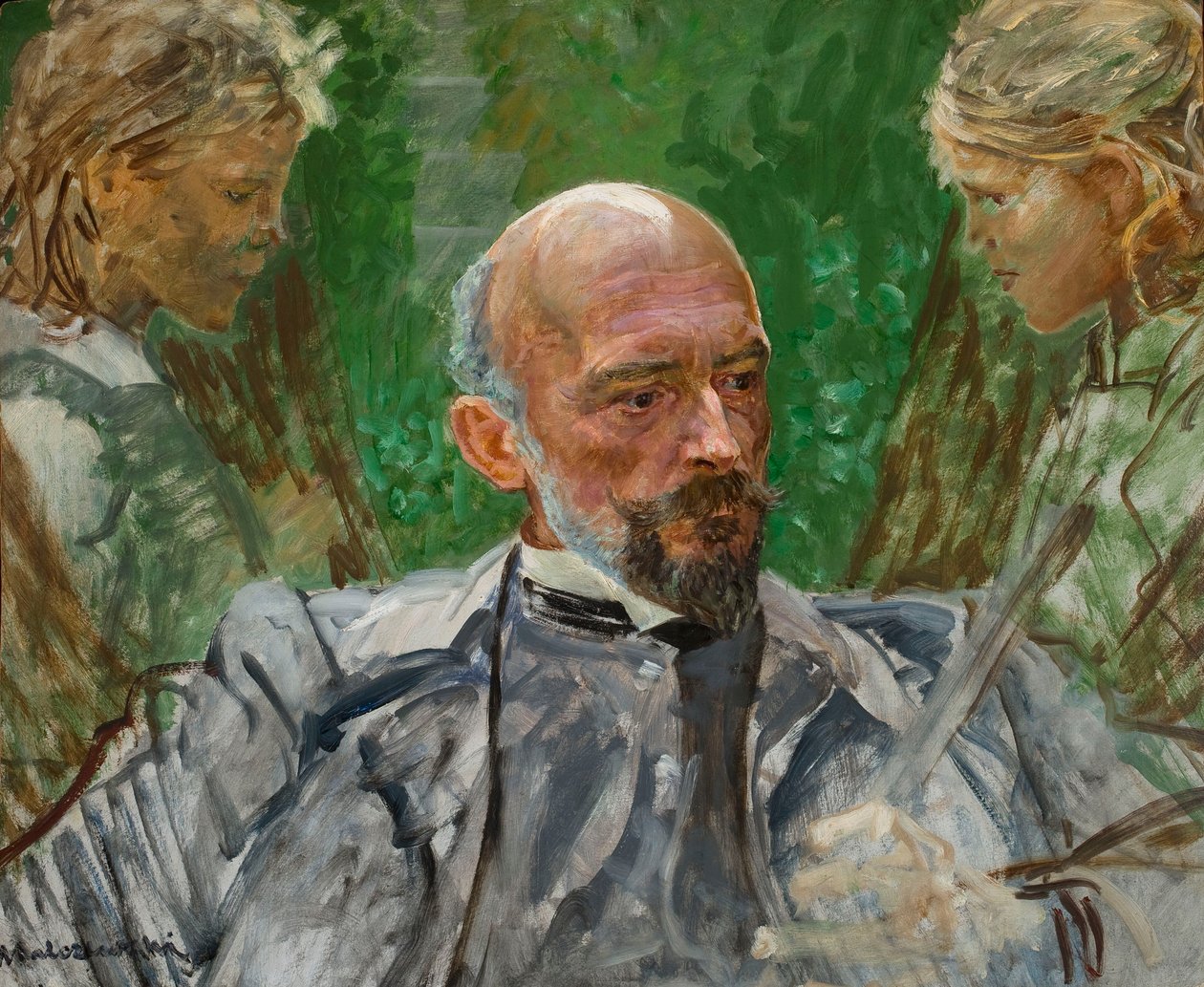 Kunstenaar en muzikant door Jacek Malczewski