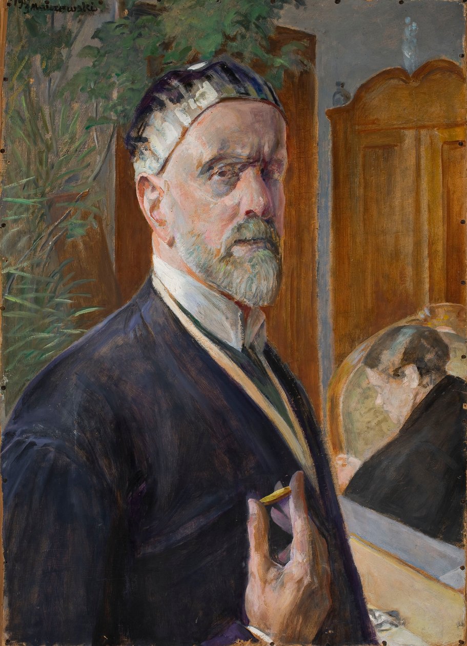 Zelfportret door Jacek Malczewski