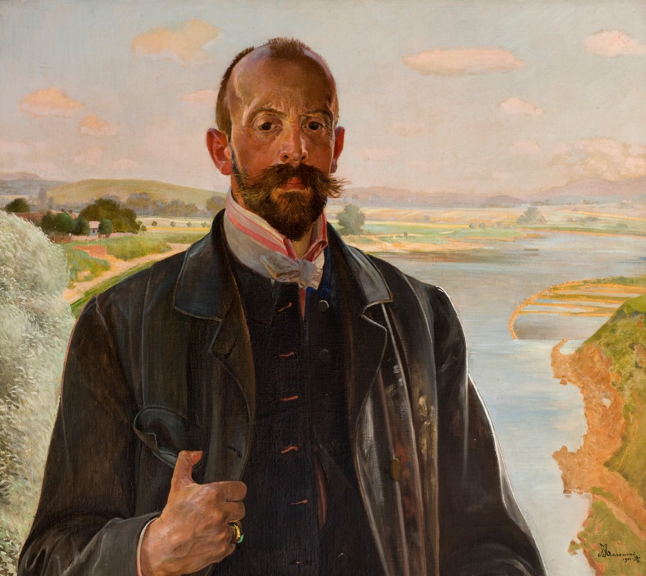 Zelfportret door Jacek Malczewski