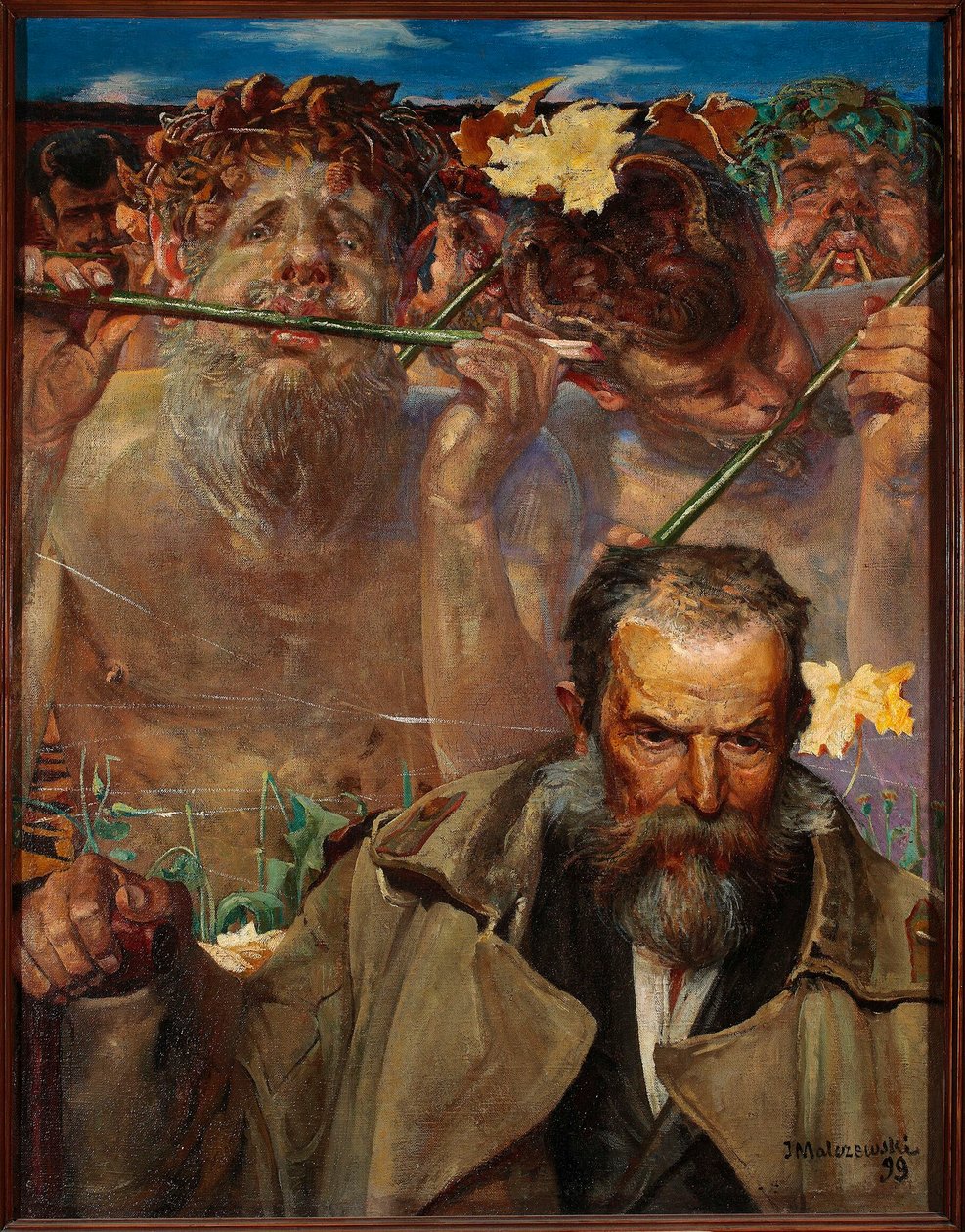 Geschiedenis van een lied - Portret van Adam Asnyk door Jacek Malczewski
