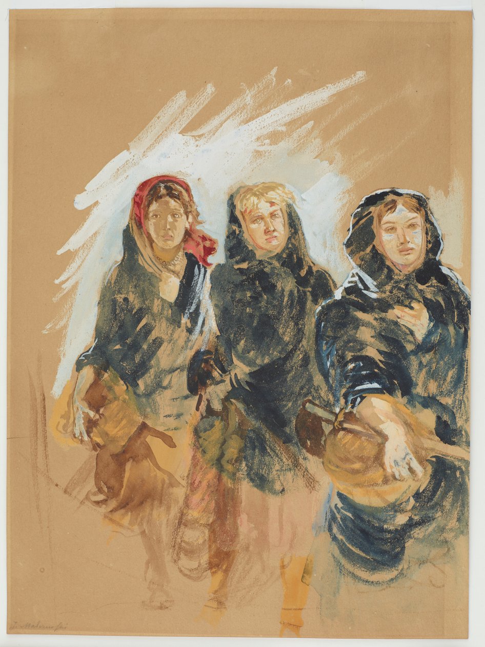 Meisjes van het platteland door Jacek Malczewski
