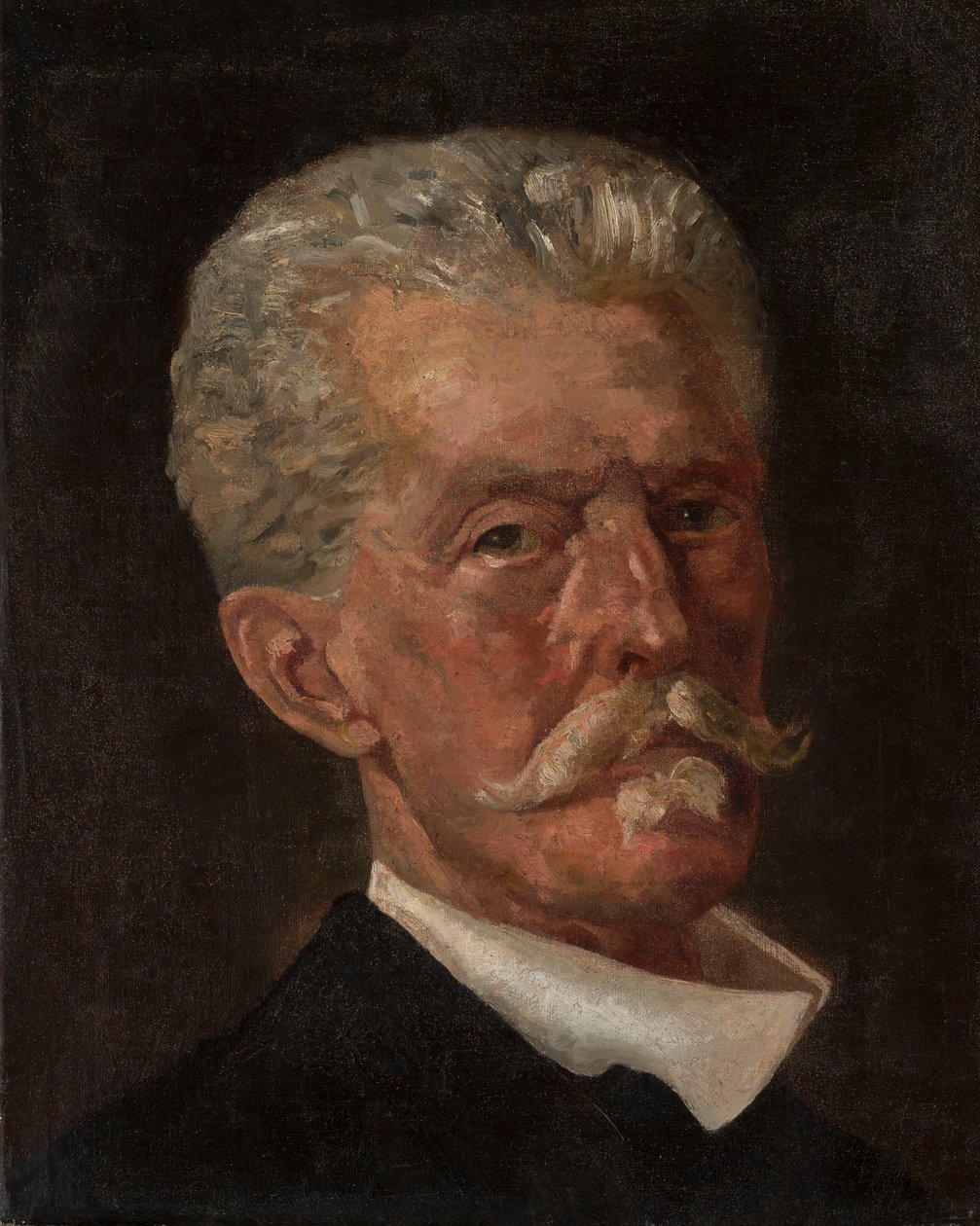 Het hoofd van een man door Jacek Malczewski