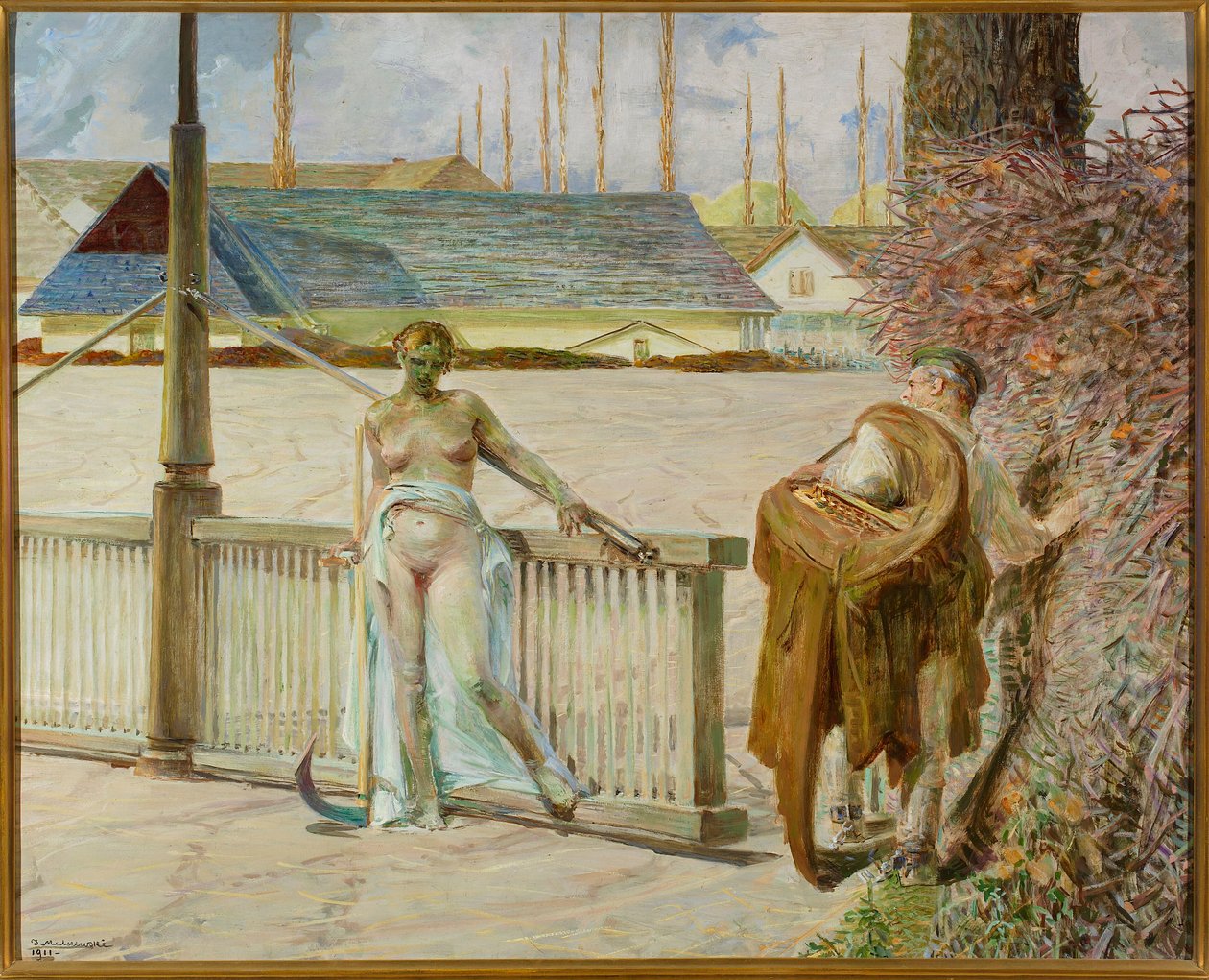 Mijn leven - rechterdeel van het drieluik door Jacek Malczewski