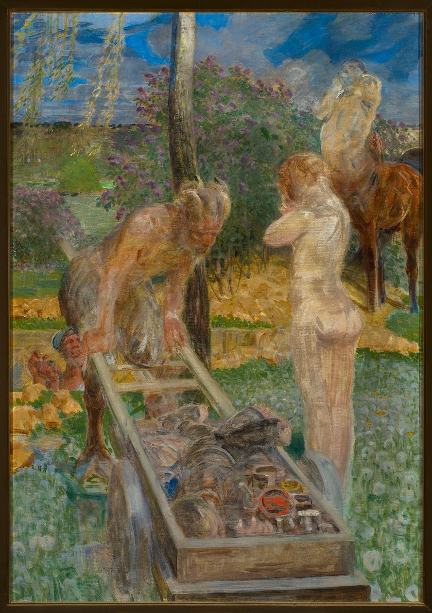 De begrafenis van de schilder door Jacek Malczewski