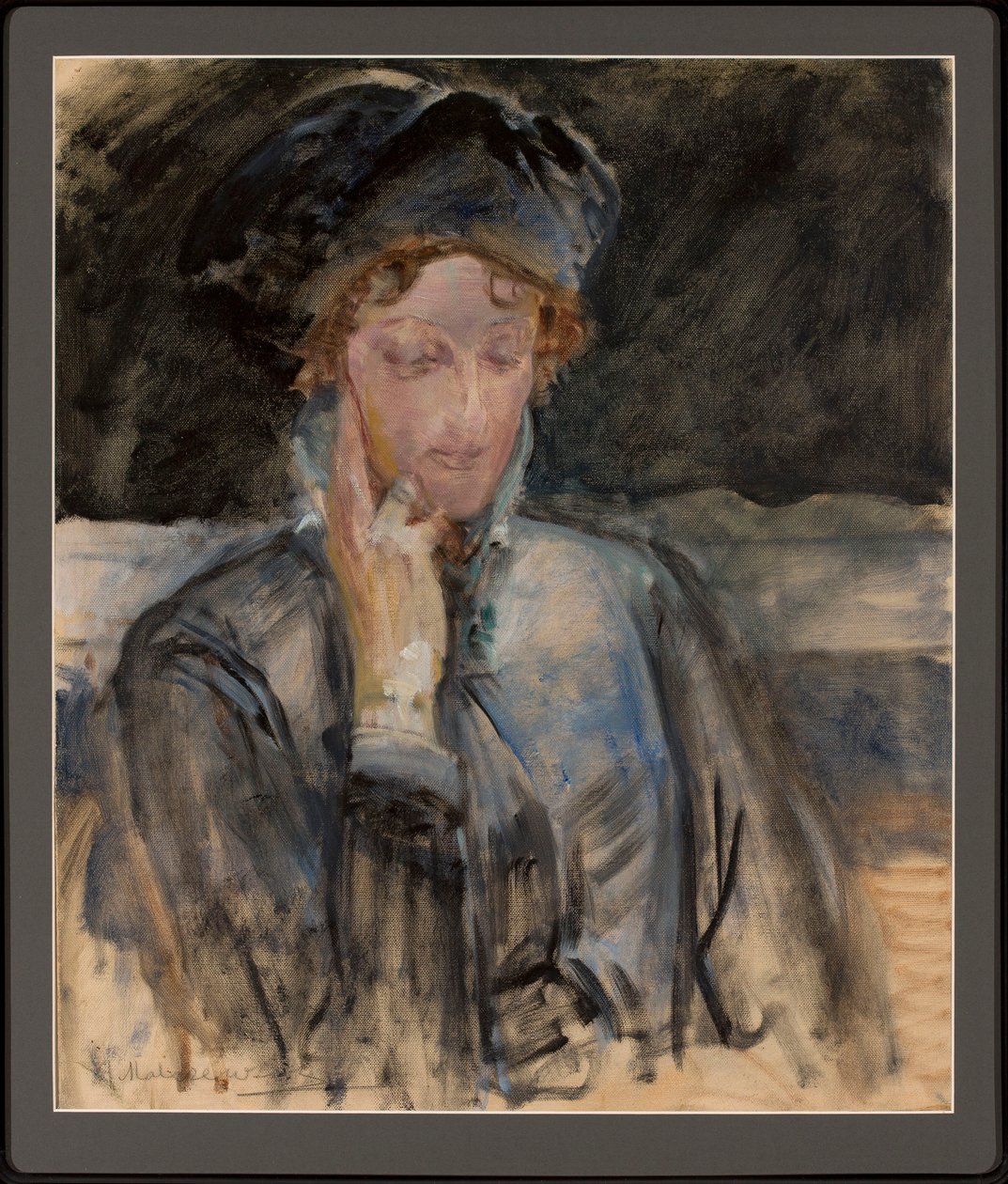 Portret van Maria Balowa door Jacek Malczewski