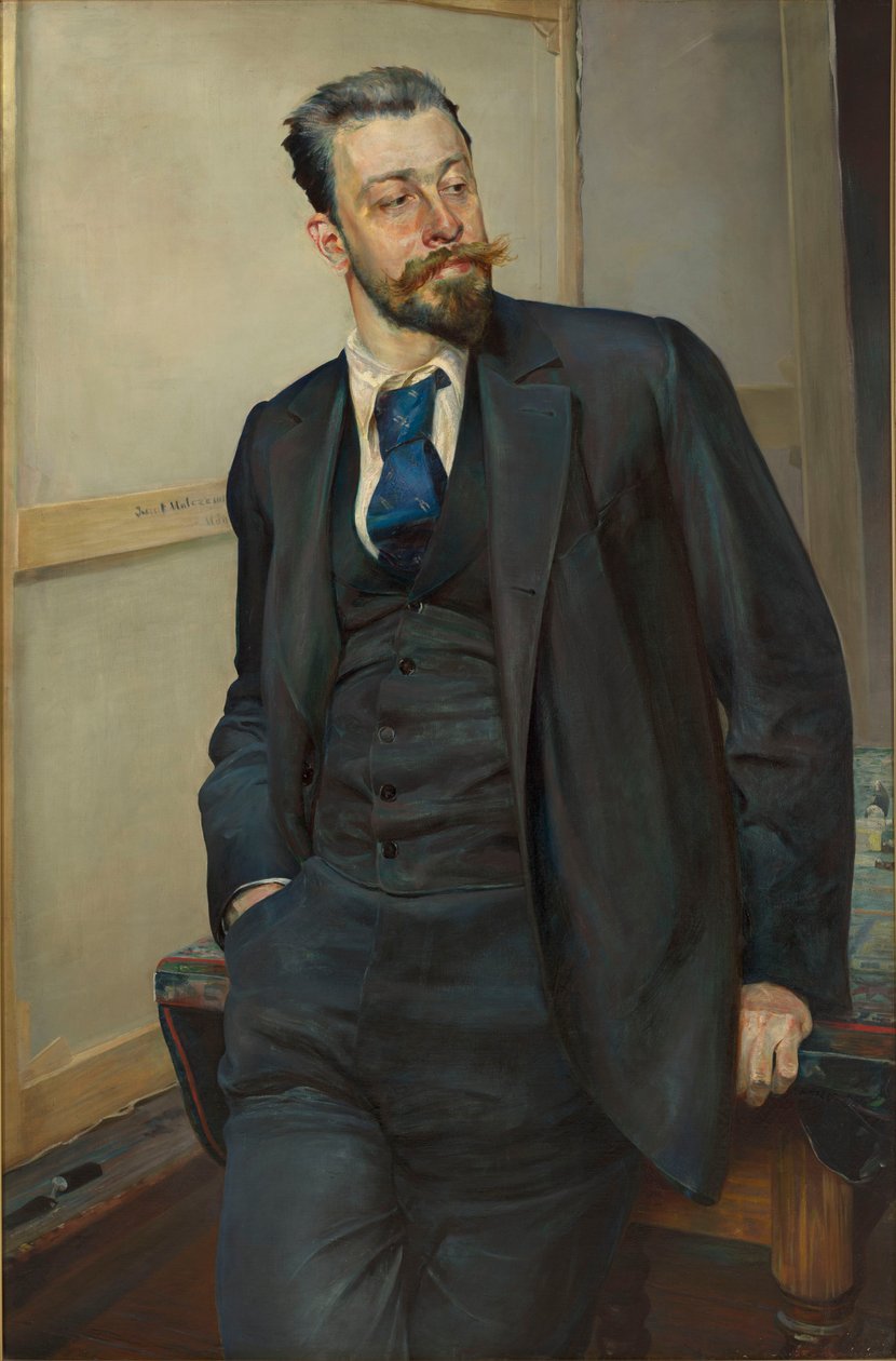 Portret van Michał Wywiórski door Jacek Malczewski