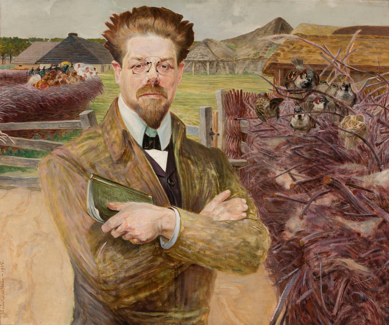 Portret van Władysław Reymont door Jacek Malczewski