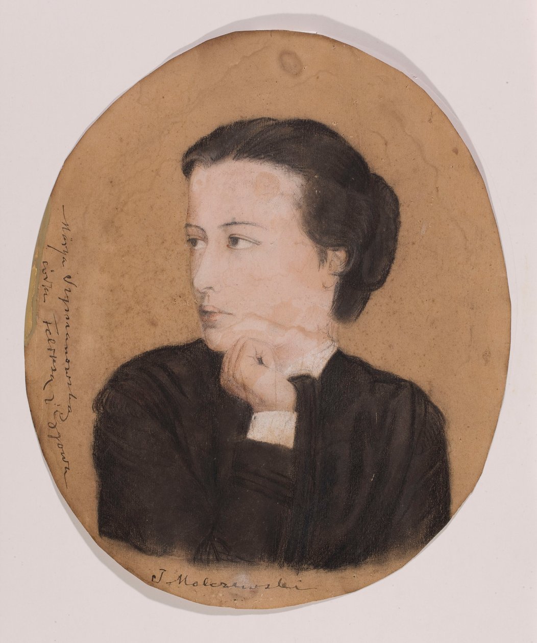 Portret van de nicht, Maria Szymanowska door Jacek Malczewski