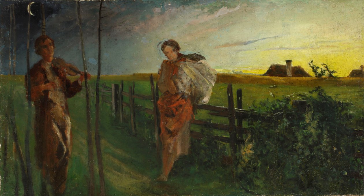 Idyllie door Jacek Malczewski