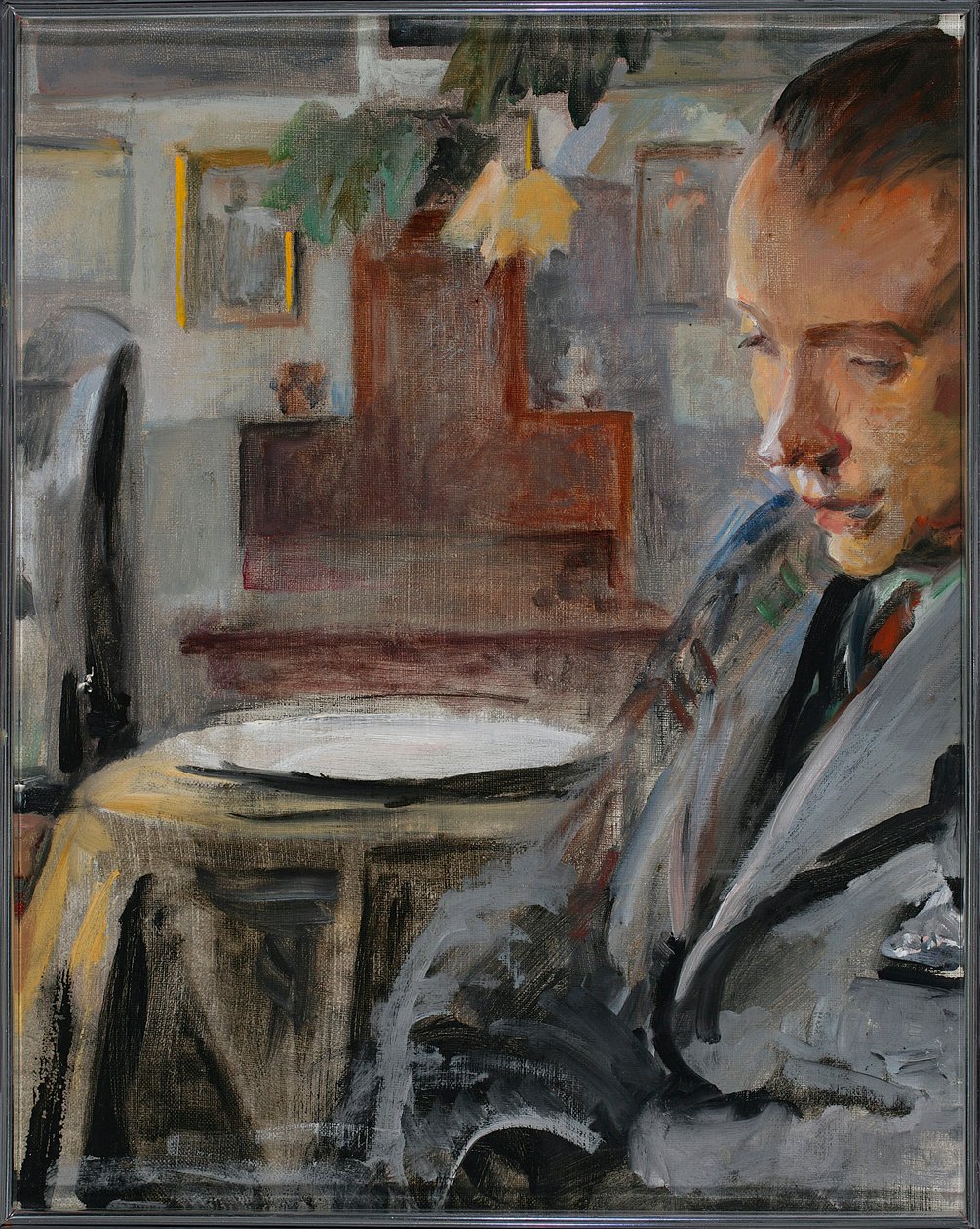 Portretstudie (de zoon van de kunstenaar, Rafał) door Jacek Malczewski