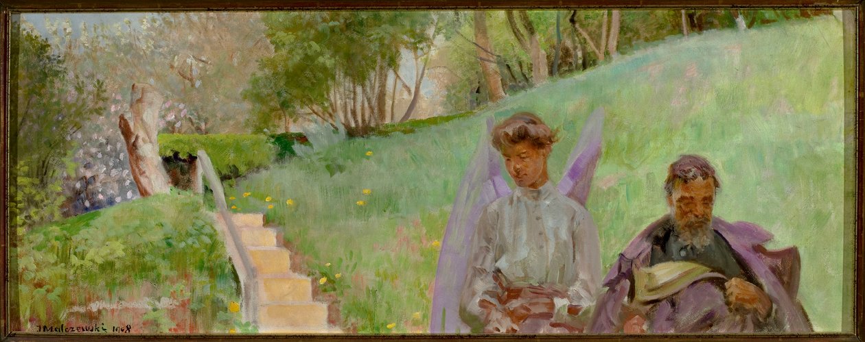 In de lente (In de herfst) door Jacek Malczewski