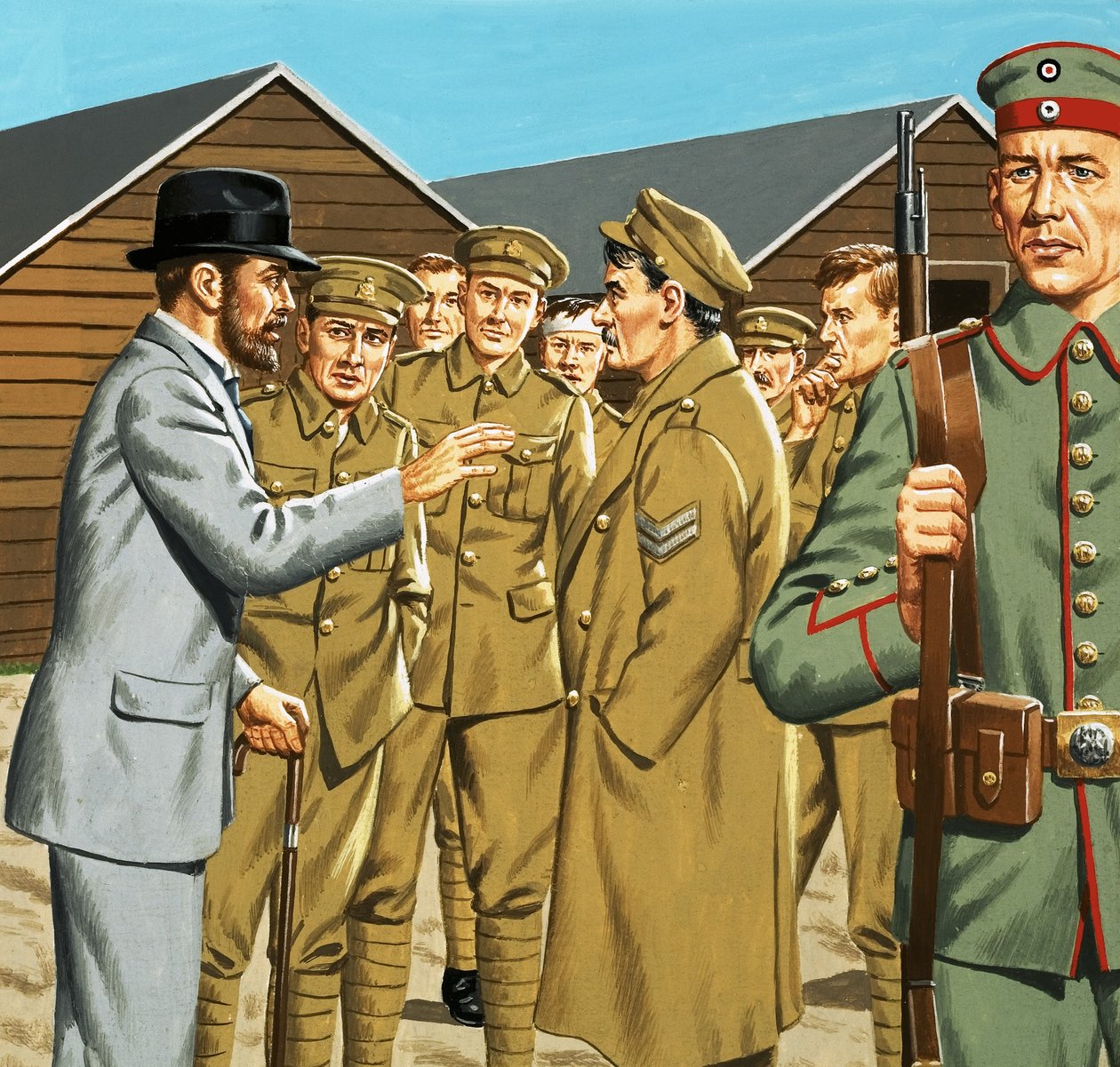Ongeïdentificeerde soldaten door Jack Keay