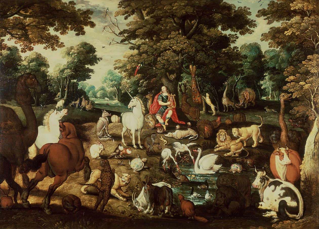 Orpheus die de Dieren Betoverd door Jacob Bouttats