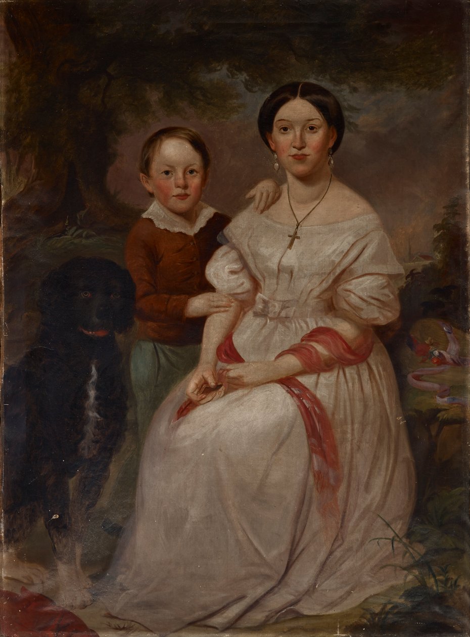 Portret van Sarah Elizabeth Morrison en Samuel Morrison door Jacob Cox