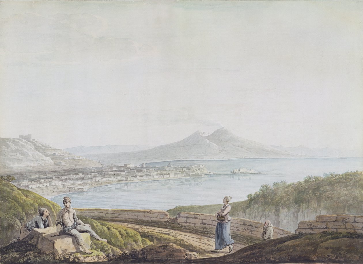Napels vanaf Posillipo door Jacob More