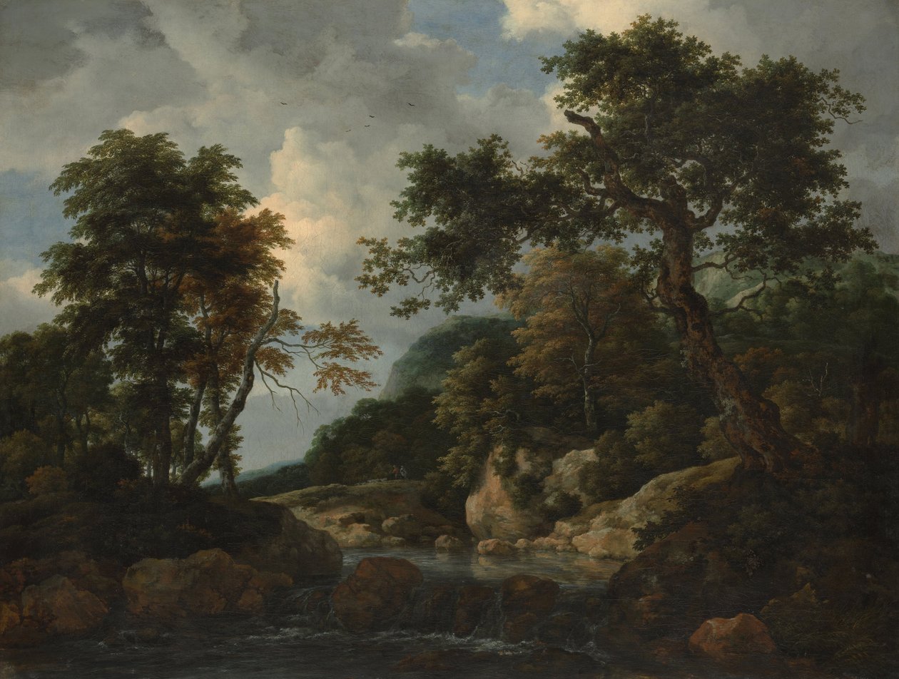 De bosbeek door Jacob van Ruisdael