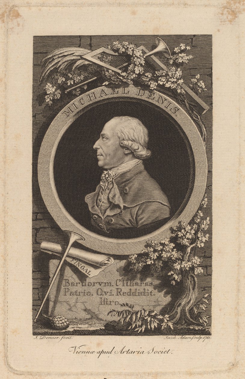 Johann-Michael Denis door Jacob Adam