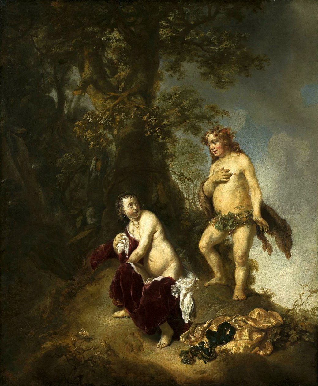 Bacchus en Ariadne door Jacob Adriaensz Backer