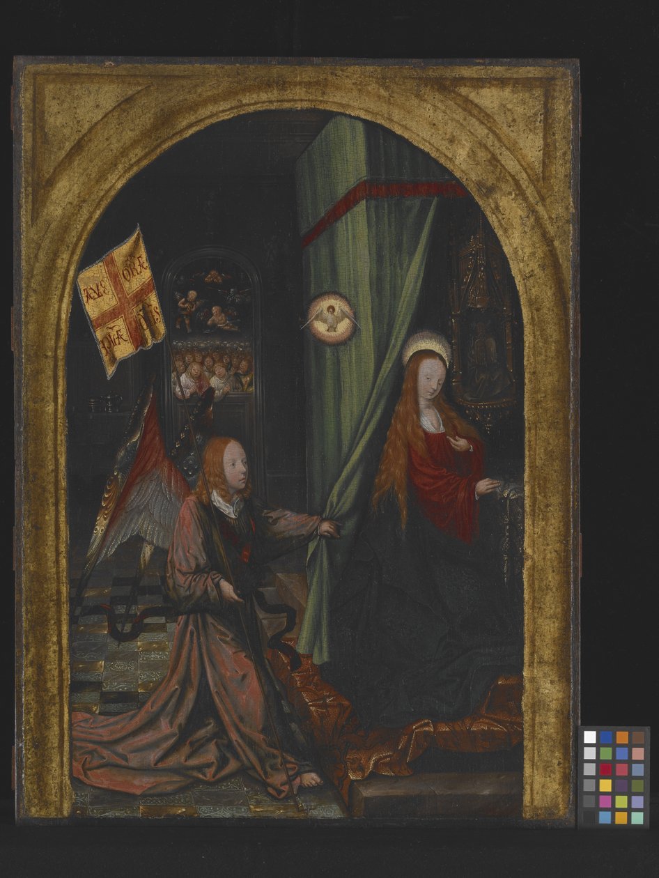 Aankondiging door Jacob Cornelisz van Oostsanen