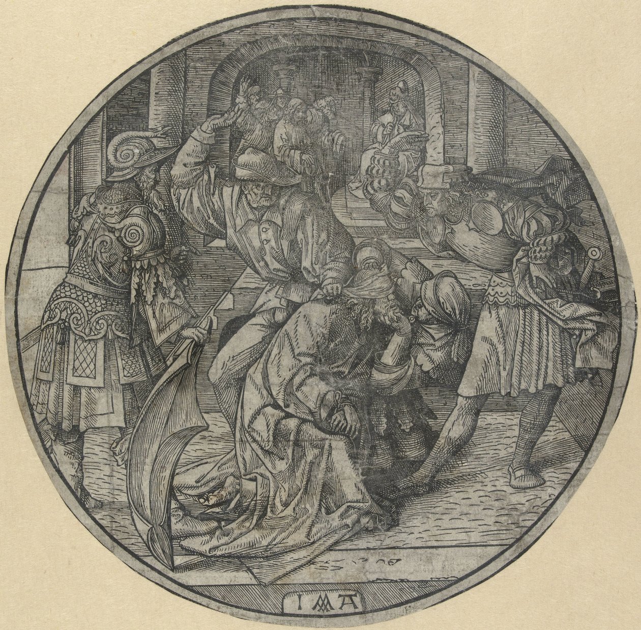 Bespotting van Christus door Jacob Cornelisz van Oostsanen