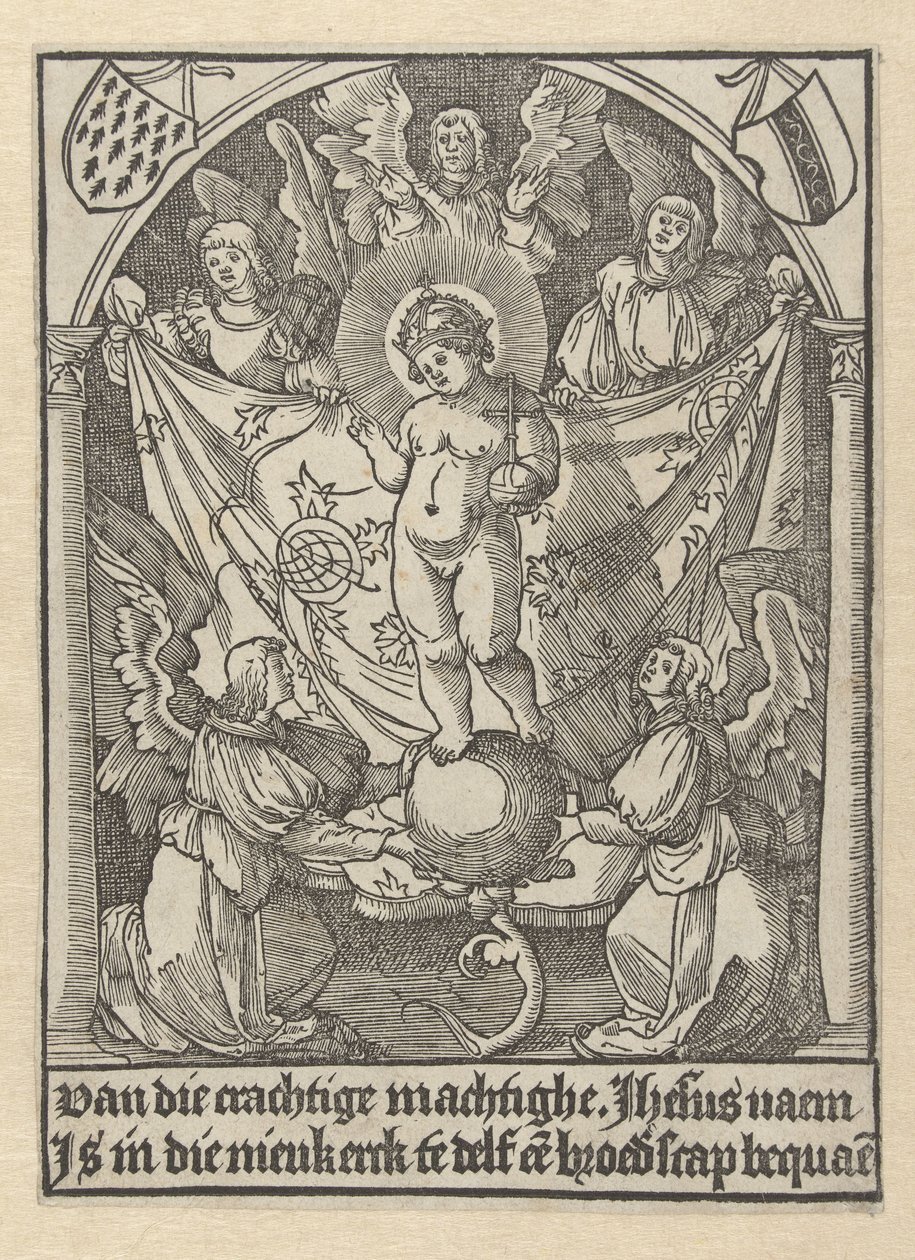 Bidprent voor broederschap van Jezus door Jacob Cornelisz van Oostsanen