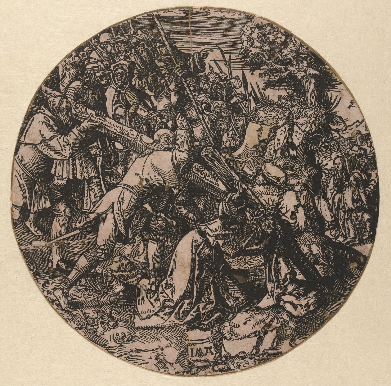 Kruisdraging door Jacob Cornelisz van Oostsanen