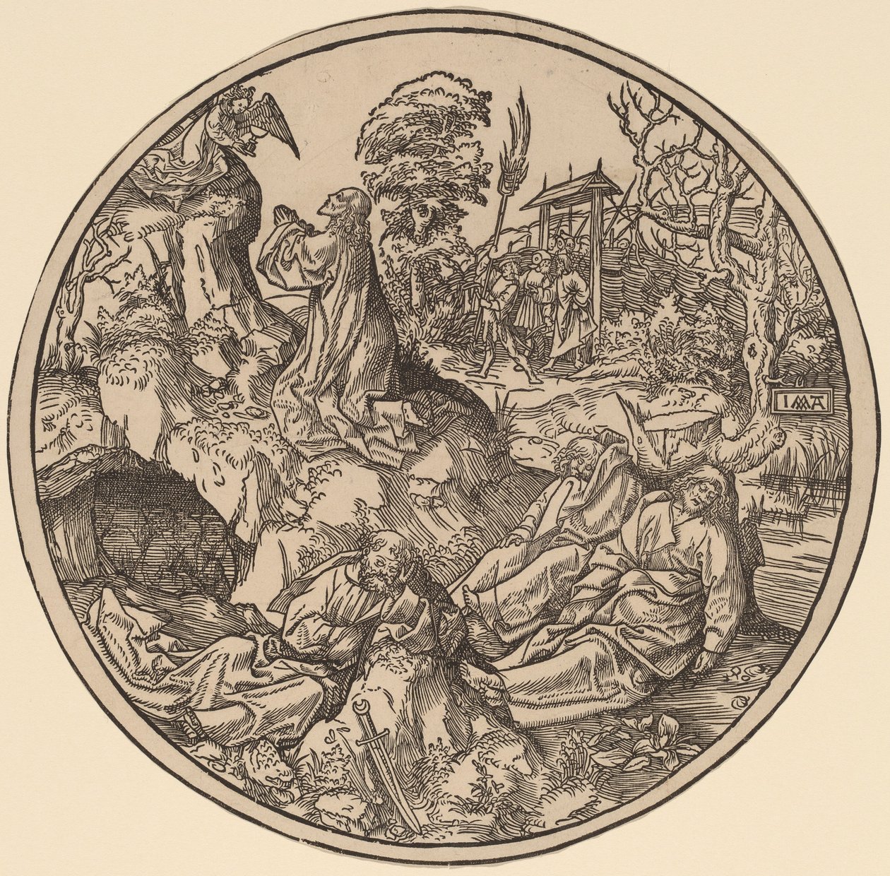De Agonie in de Tuin door Jacob Cornelisz van Oostsanen