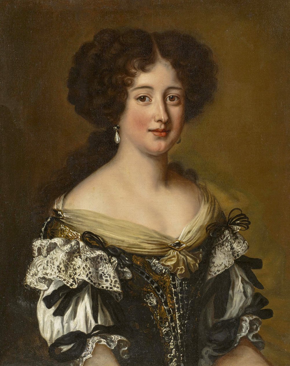 "Portret van Clelia Cesarini Colonna, prinses van Sonnino". door Jacob Ferdinand Voet