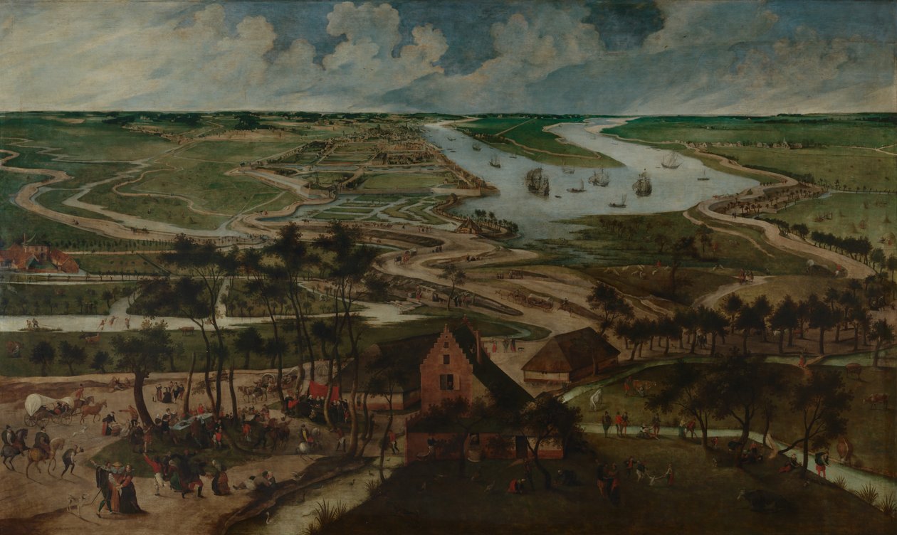 Kiel bij Antwerpen door Jacob Grimmer