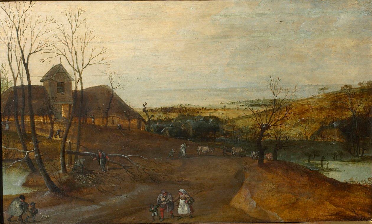 De Vier Seizoenen: Herfst, 1577 door Jacob Grimmer