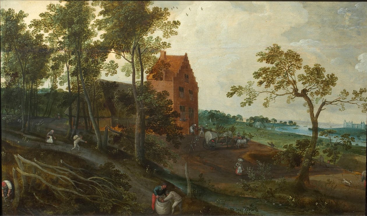 De Vier Seizoenen: Zomer, 1577 door Jacob Grimmer